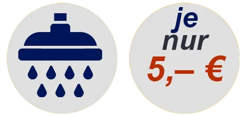Duschen nur 4,-- EUR Rasthof Elbaue Dresden