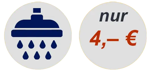 Duschen nur 4,-- EUR Rasthof Elbaue Dresden