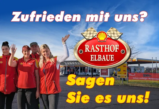 Zufrieden mit uns sagen Sie es uns